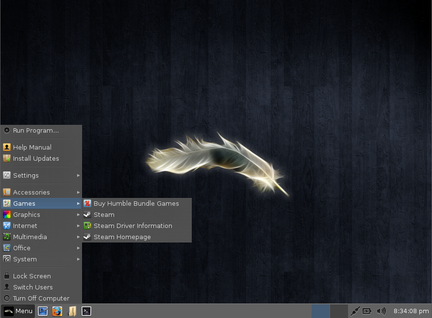 games menu