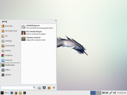 multimedia menu